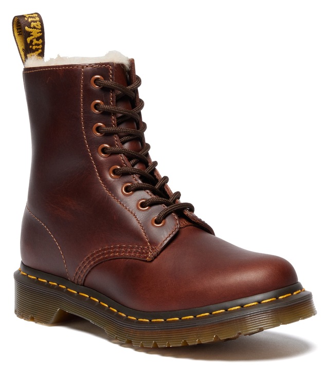 DR. MARTENS Schnürboots »1460 Serena« Chunky Boots, Plateau Schuh, Boots mit Warmfutterausstattung