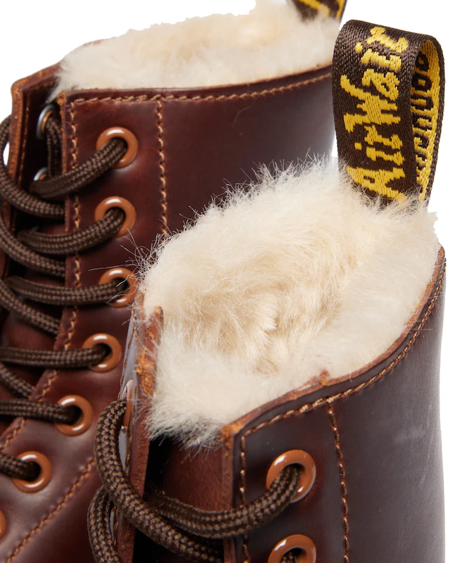 DR. MARTENS Schnürboots »1460 Serena« Chunky Boots, Plateau Schuh, Boots mit Warmfutterausstattung