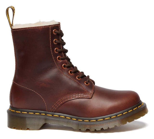 DR. MARTENS Schnürboots »1460 Serena« Chunky Boots, Plateau Schuh, Boots mit Warmfutterausstattung