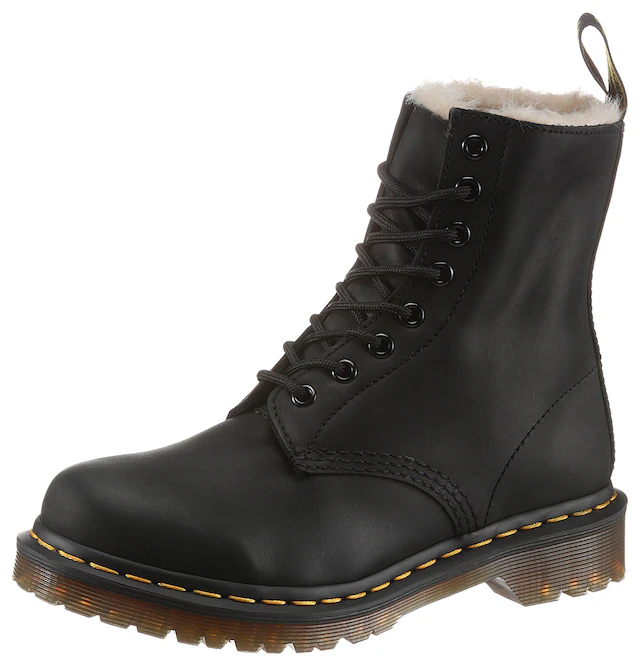 DR. MARTENS Schnürboots »1460 Serena« Chunky Boots, Plateau Schuh, Boots mit Warmfutterausstattung