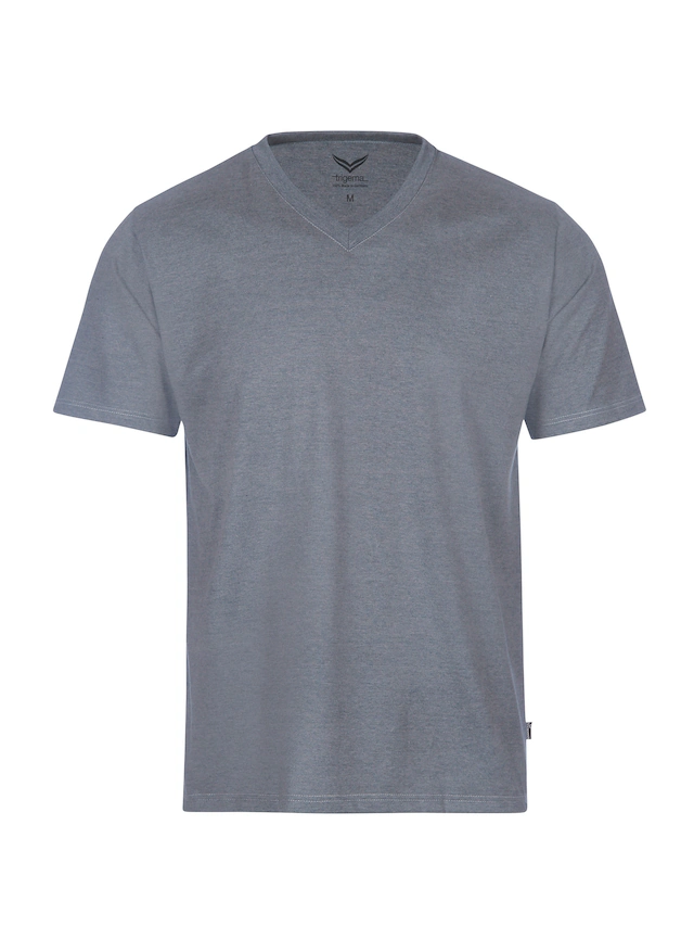Trigema T-Shirt »TRIGEMA V-Shirt DELUXE Baumwolle« 1 Stk.