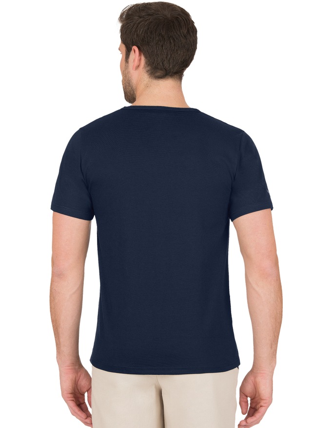 Trigema T-Shirt »TRIGEMA T Shirt aus Biobaumwolle mit V-Ausschnitt« 1