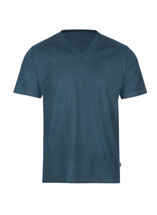 Trigema T-Shirt »TRIGEMA V-Shirt DELUXE Baumwolle« 1 Stk.