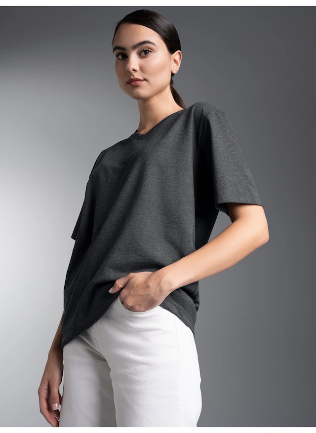 Trigema T-Shirt »TRIGEMA V-Shirt DELUXE Baumwolle« 1 Stk.