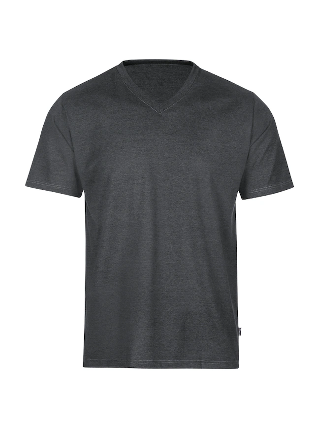 Trigema T-Shirt »TRIGEMA V-Shirt DELUXE Baumwolle« 1 Stk.