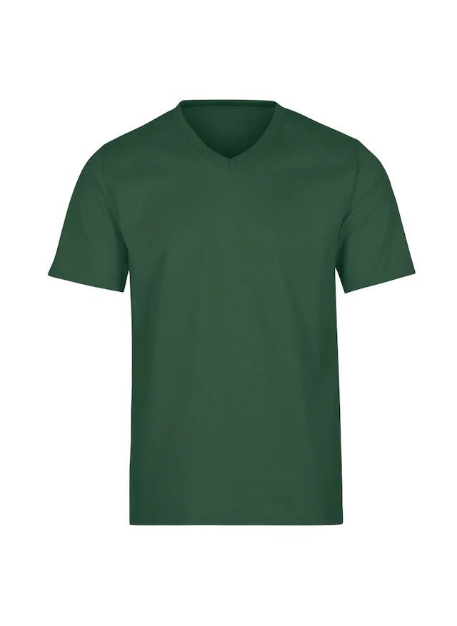Trigema T-Shirt »TRIGEMA V-Shirt DELUXE Baumwolle« 1 Stk.