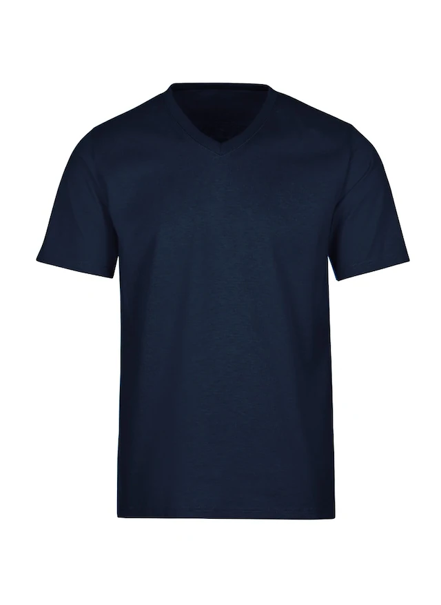 Trigema T-Shirt »TRIGEMA V-Shirt DELUXE Baumwolle« 1 Stk.
