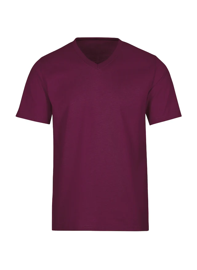 Trigema T-Shirt »TRIGEMA V-Shirt DELUXE Baumwolle« 1 Stk.