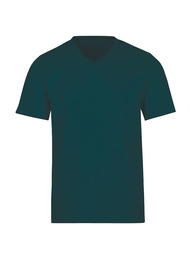 Trigema T-Shirt »TRIGEMA V-Shirt DELUXE Baumwolle« 1 Stk.