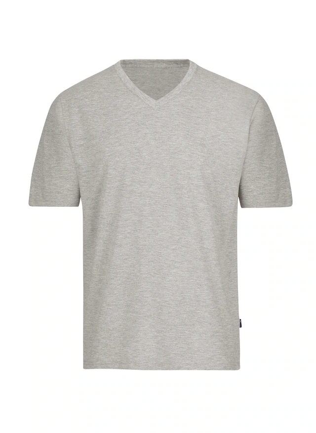 Trigema T-Shirt »TRIGEMA V-Shirt DELUXE Baumwolle« 1 Stk.