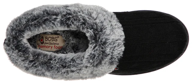 Skechers Pantoffel »KEEPSAKES - ICE ANGEL« Hausschuh in Strick-Optik