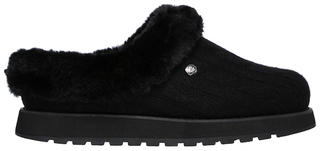 Skechers Pantoffel »KEEPSAKES - ICE ANGEL« Hausschuh in Strick-Optik