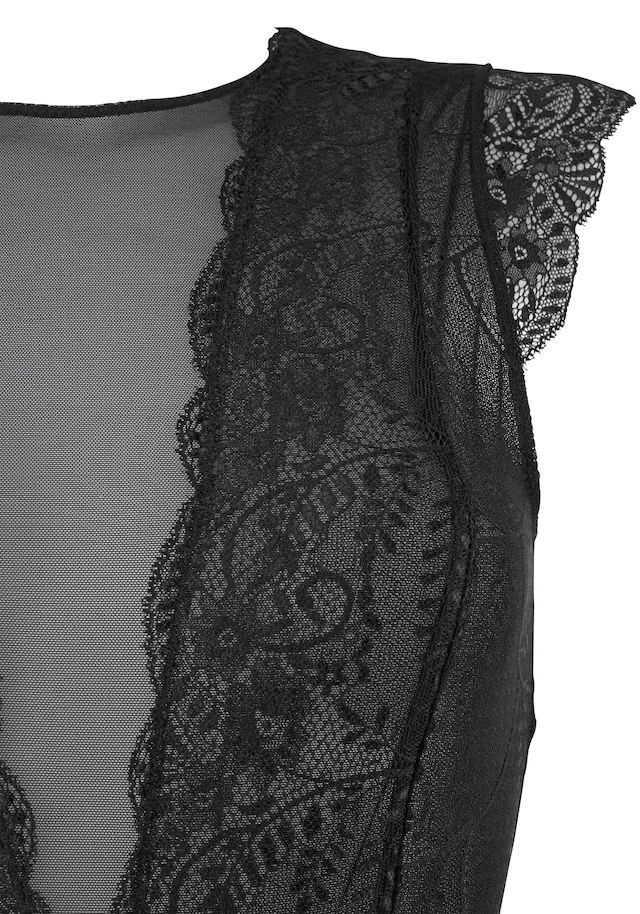 LASCANA Body », Body ohne Bügel, Spitzenbody in transparenter Optik« , sexy Unterwäsche, sexy Dessous, Reizwäsche Damen