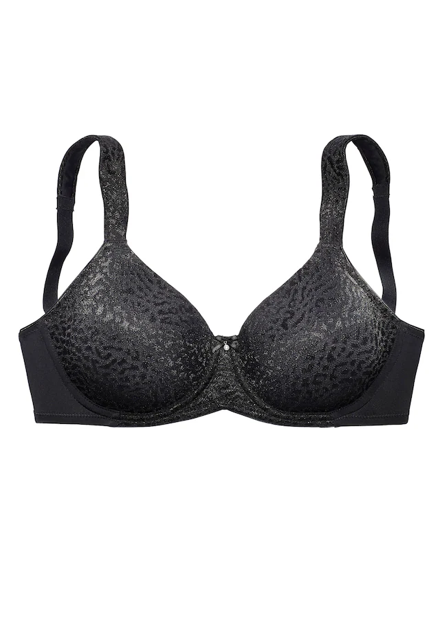 LASCANA Minimizer-BH mit Bügel aus schimmernder Jaquardspitze – ideal für große Größen