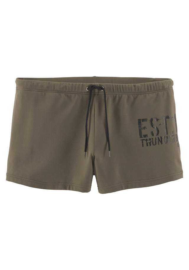 Bruno Banani Boxer-Badehose mit seitlichem Print