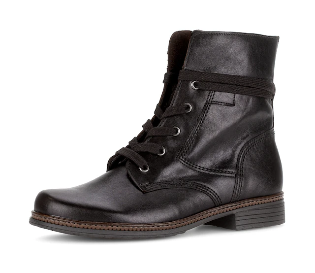 Gabor Schnürstiefelette , Schnürboots, Businessschuh mit Blockabsatz