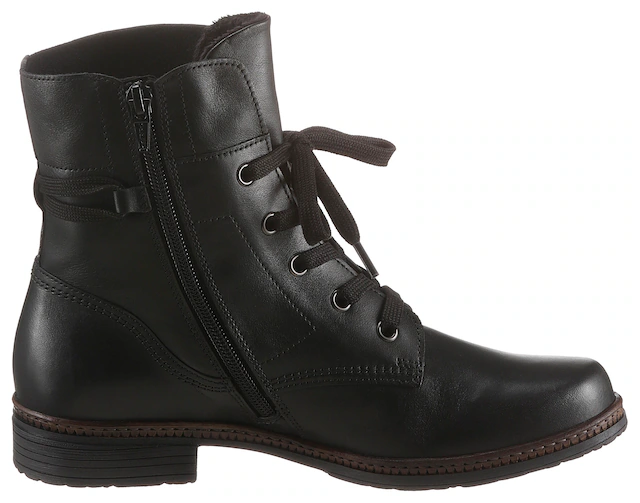 Gabor Schnürstiefelette , Schnürboots, Businessschuh mit Blockabsatz