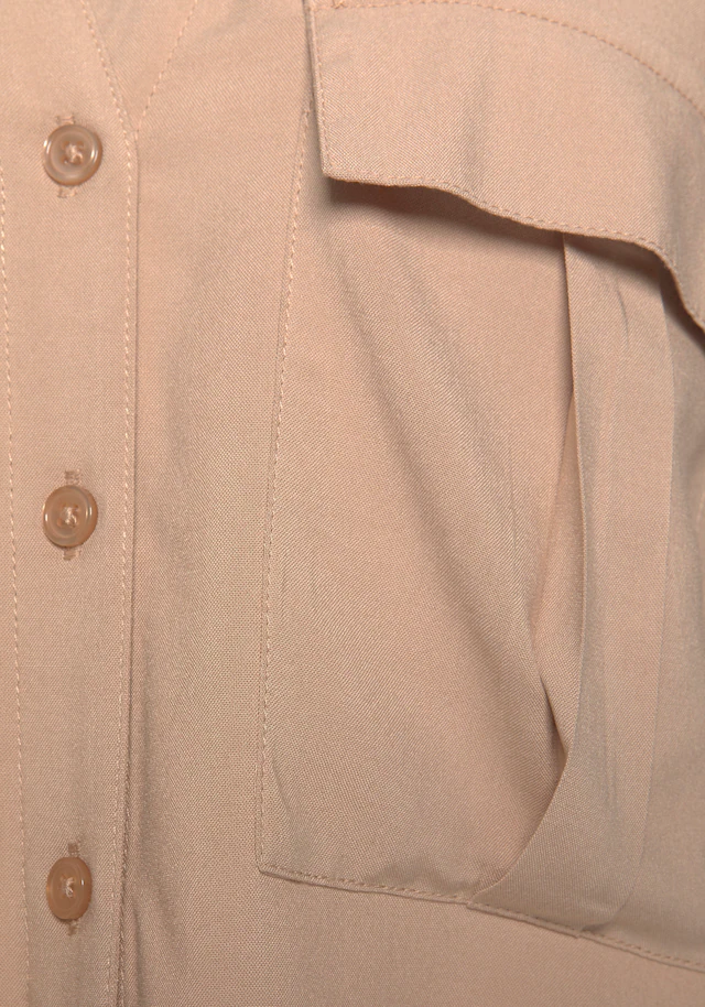 LASCANA Kurzarmbluse »mit Knotendetail und Knopfleiste« verkürzte Damenbluse, Bluse im Cargo-Stil, Bluse mit Bindedetail