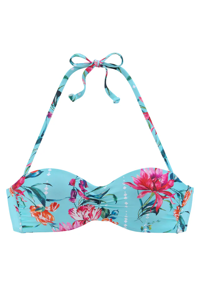 Sunseeker Bügel-Bandeau-Bikini-Top »Modern« mit Blumenprint