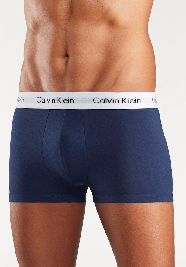 Calvin Klein Underwear Trunk »Low Rise Trunk 3 PACK« 3 Stk. mit weißem Webbund