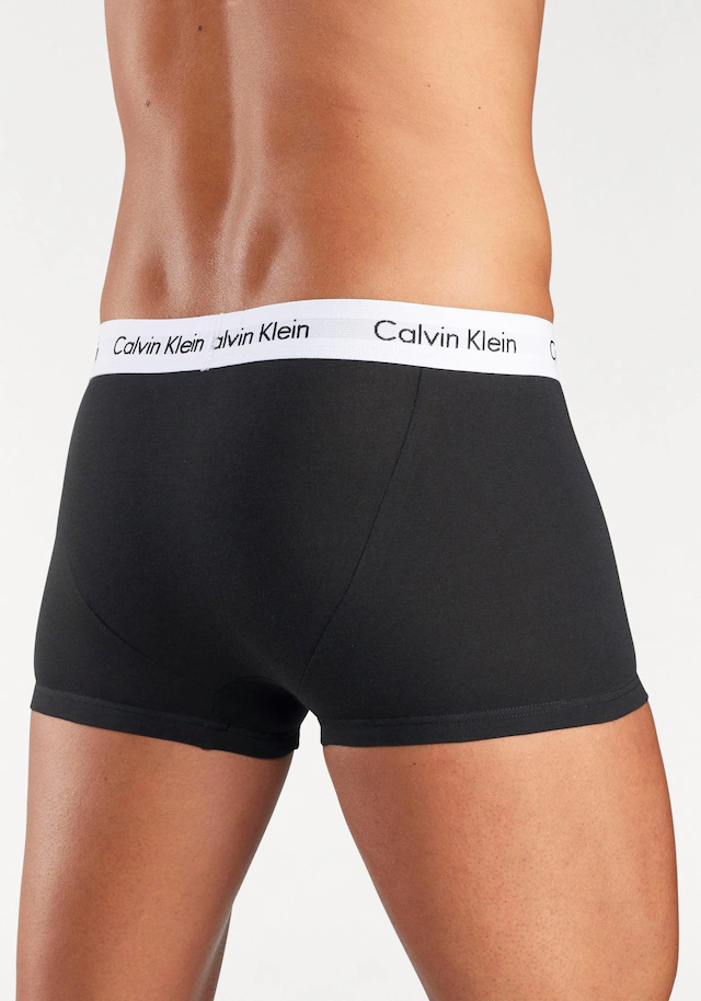 Calvin Klein Underwear Trunk »Low Rise Trunk 3 PACK« 3 Stk. mit weißem Webbund
