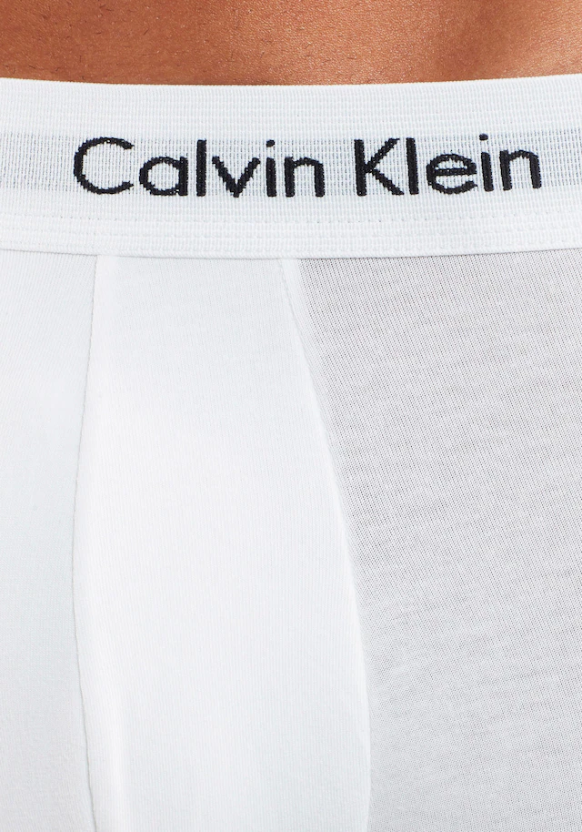 Calvin Klein Underwear Trunk »Low Rise Trunk 3 PACK« 3 Stk. mit weißem Webbund
