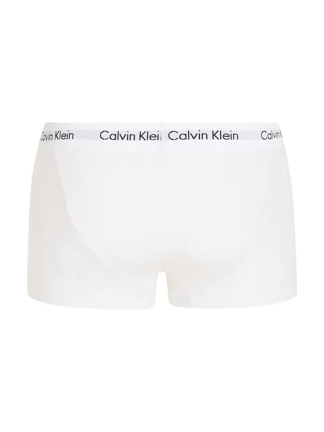 Calvin Klein Underwear Trunk »Low Rise Trunk 3 PACK« 3 Stk. mit weißem Webbund