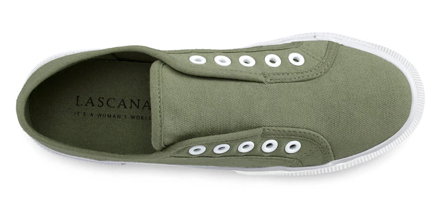 LASCANA Sneaker »Slip-On-Sneaker,« Slipper, Halbschuh bequem zum Reinschlüpfen VEGAN