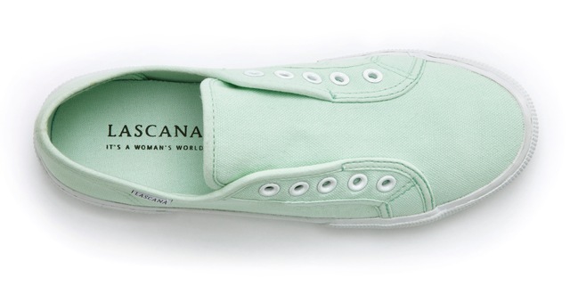 LASCANA Sneaker »Slip-On-Sneaker,« Slipper, Halbschuh bequem zum Reinschlüpfen VEGAN