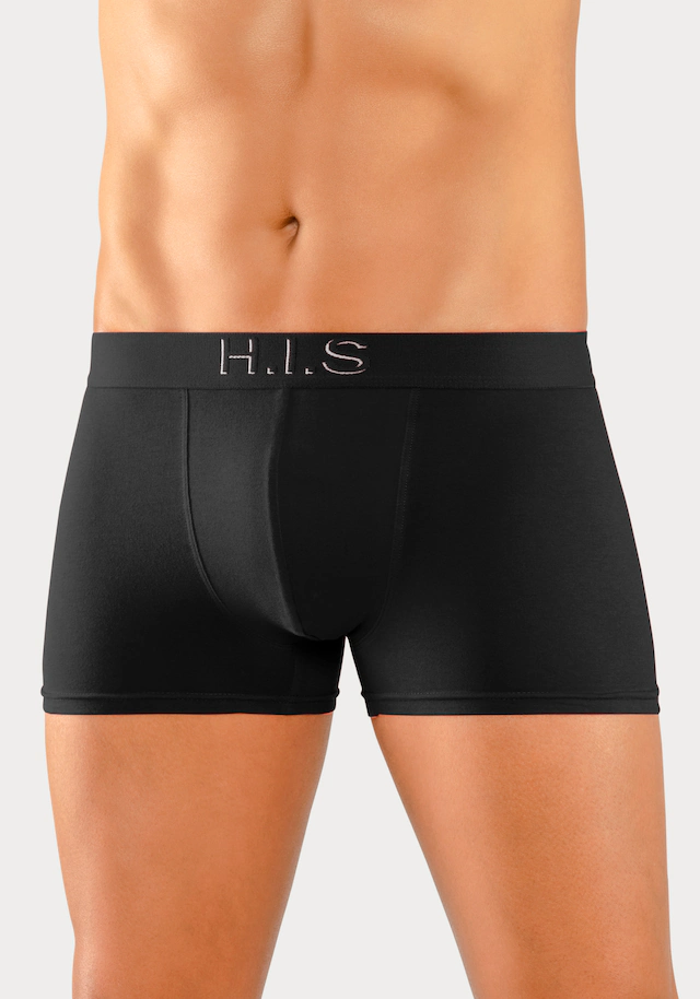 H.I.S Boxer »Boxershorts für Herren« Packung, 5 Stk. Logo Webbund mit 3D Effekt