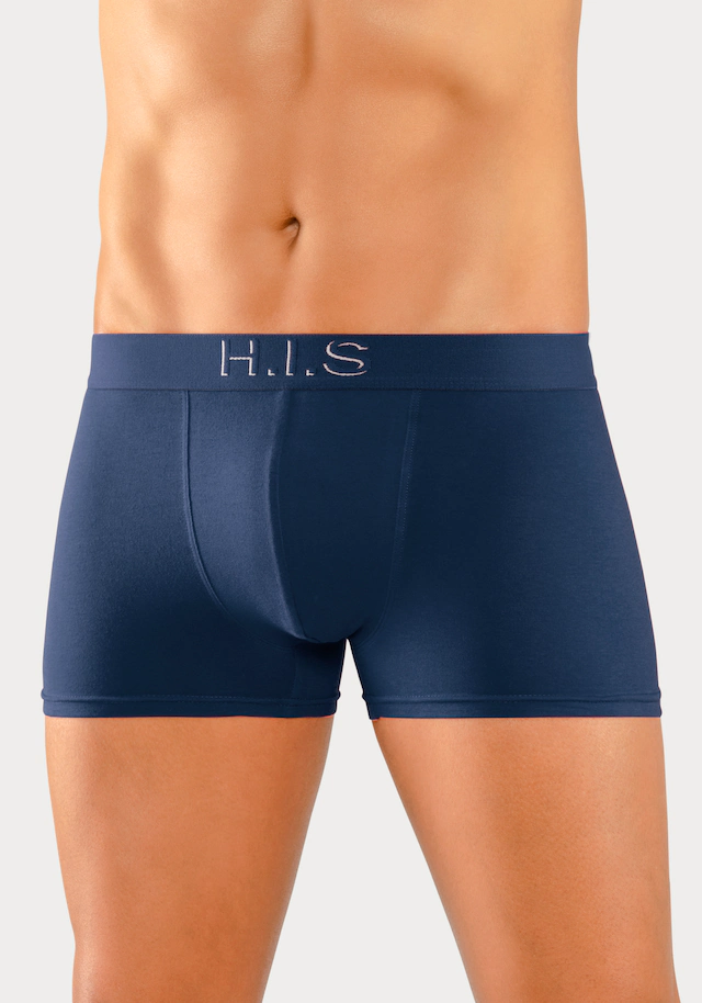 H.I.S Boxer »Boxershorts für Herren« Packung, 5 Stk. Logo Webbund mit 3D Effekt