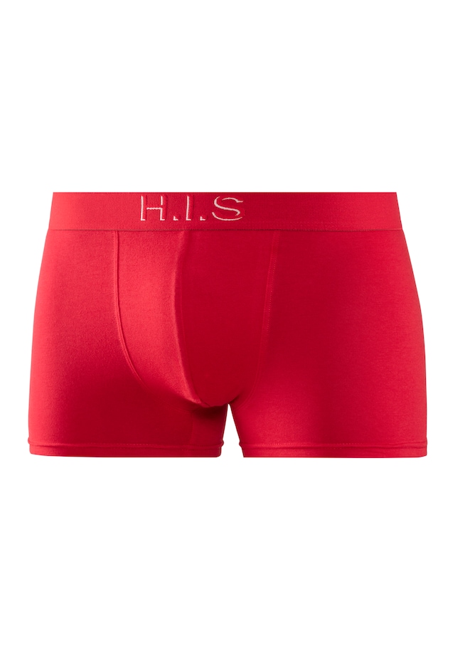 H.I.S Boxer »Boxershorts für Herren« Packung, 5 Stk. Logo Webbund mit 3D Effekt