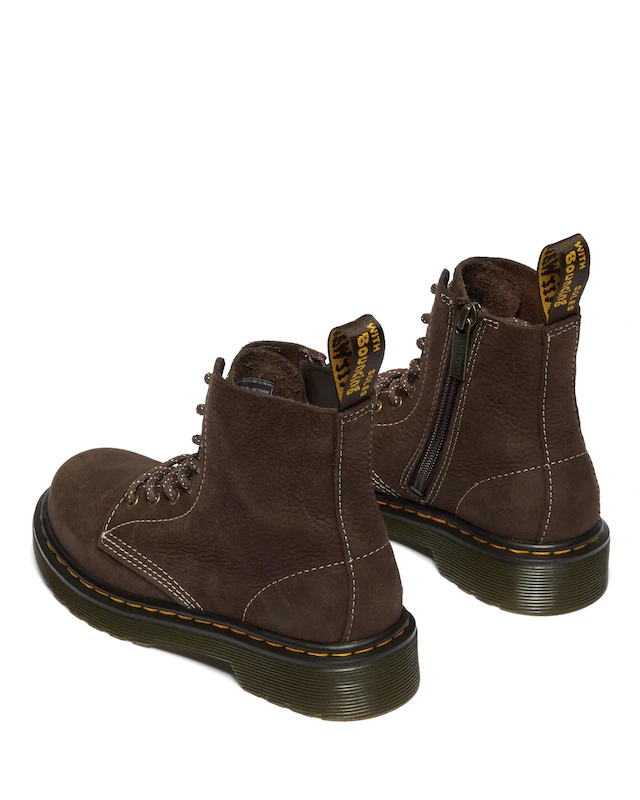 DR. MARTENS Schnürstiefel »8 Eye Boot ROMARIO« Kinderschuh, Freizeitstiefel mit zusätzlichem Innenreißverschluss