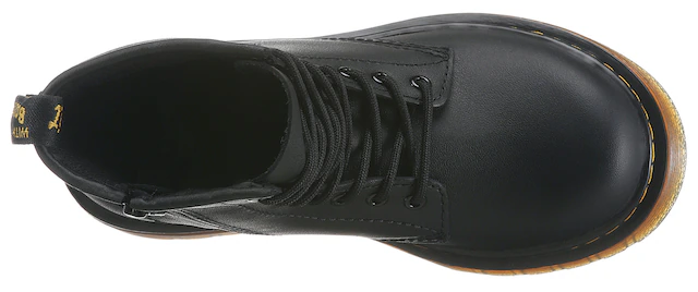 DR. MARTENS Schnürstiefel »8 Eye Boot ROMARIO« Kinderschuh, Freizeitstiefel mit zusätzlichem Innenreißverschluss