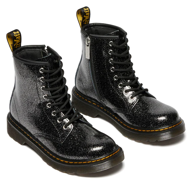 DR. MARTENS Schnürstiefel »8 Eye Boot ROMARIO« Kinderschuh, Freizeitstiefel mit zusätzlichem Innenreißverschluss