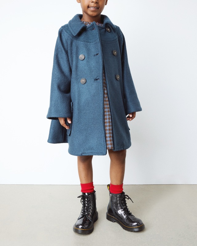 DR. MARTENS Schnürstiefel »8 Eye Boot ROMARIO« Kinderschuh, Freizeitstiefel mit zusätzlichem Innenreißverschluss
