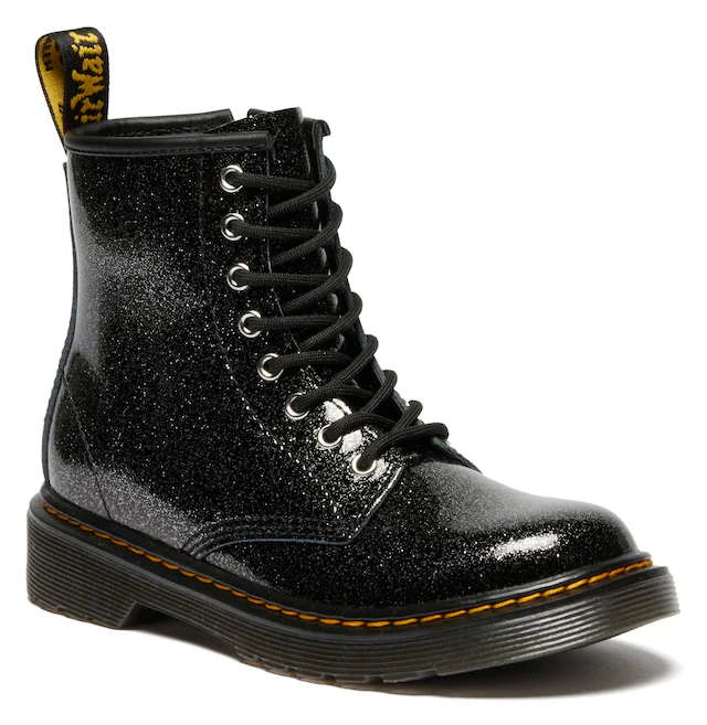 DR. MARTENS Schnürstiefel »8 Eye Boot ROMARIO« Kinderschuh, Freizeitstiefel mit zusätzlichem Innenreißverschluss