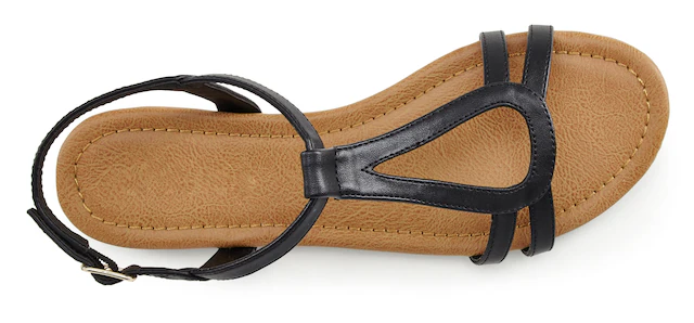 Vivance Sandale »offener Schuh« Sandalette, Sommerschuh mit raffinierten Riemchen VEGAN
