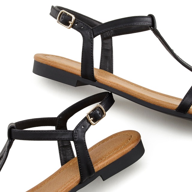 Vivance Sandale »offener Schuh« Sandalette, Sommerschuh mit raffinierten Riemchen VEGAN