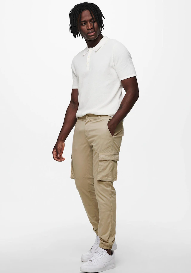 ONLY & SONS Cargohose »ONSCAM STAGE CARGO CUFF LIFE 6687 NOOS«