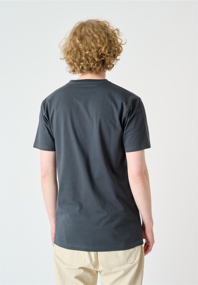 Cleptomanicx T-Shirt »Embro Gull« mit Gull-Stickerei