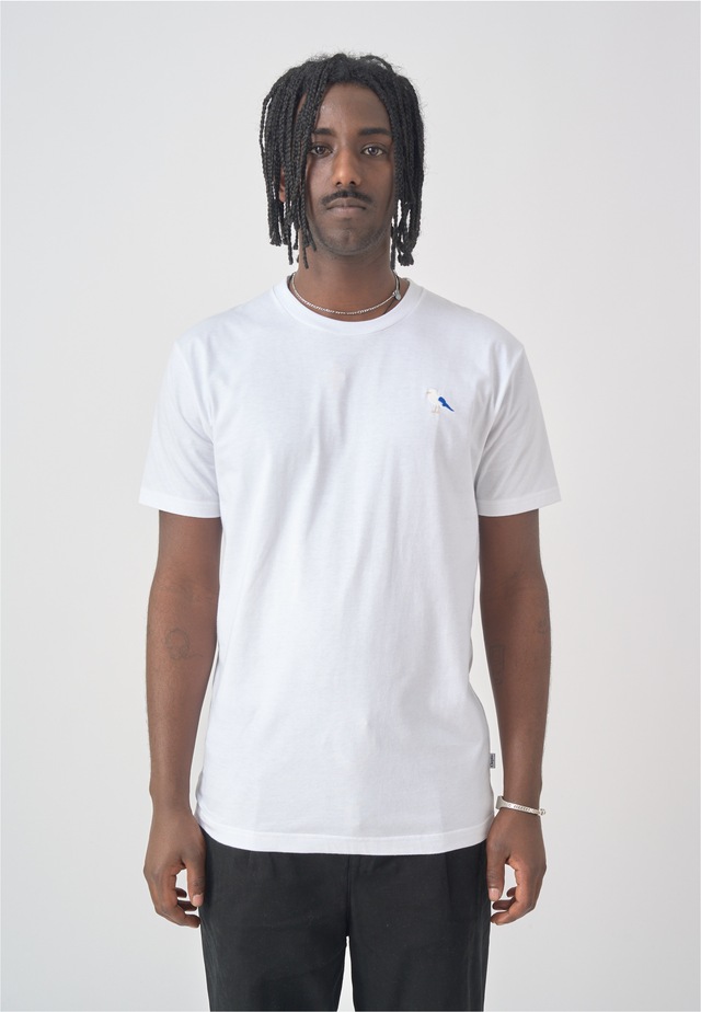 Cleptomanicx T-Shirt »Embro Gull« mit Gull-Stickerei