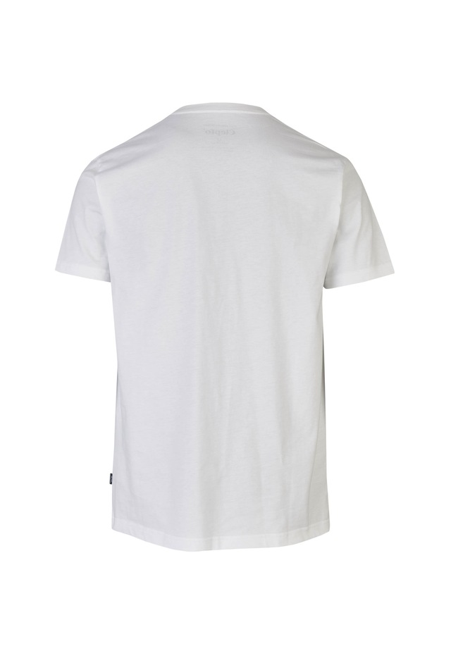 Cleptomanicx T-Shirt »Embro Gull« mit Gull-Stickerei
