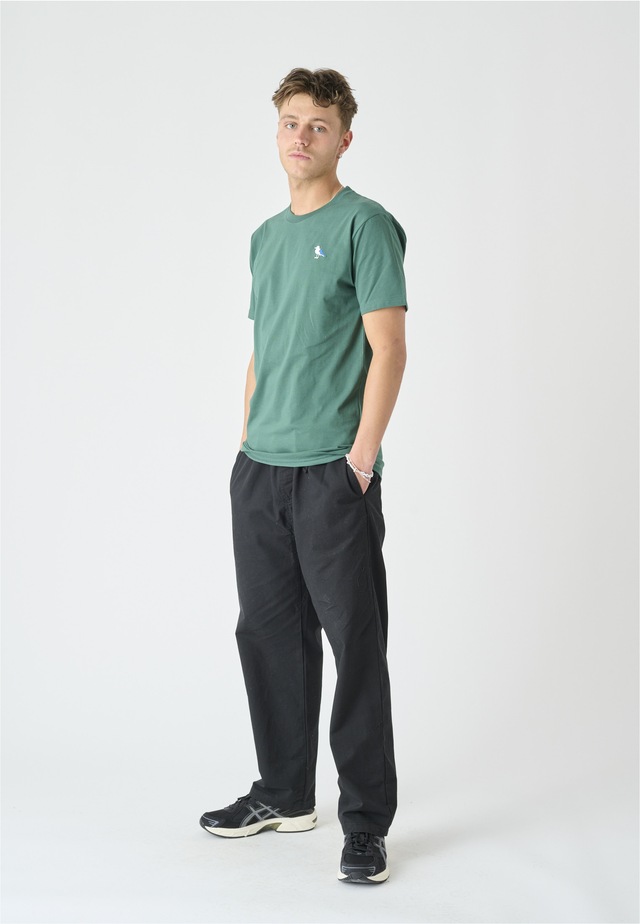 Cleptomanicx T-Shirt »Embro Gull« mit Gull-Stickerei