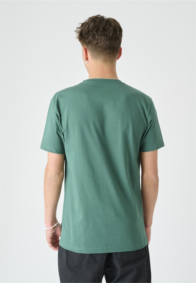 Cleptomanicx T-Shirt »Embro Gull« mit Gull-Stickerei