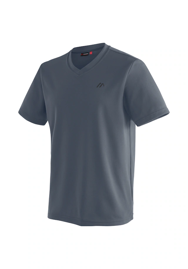 Maier Sports T-Shirt »Wali« Herren Kurzarmshirt, leichtes Sommer Funktionsshirt, V-Ausschnitt