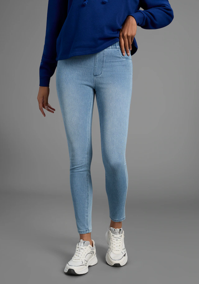 Arizona Jogg Pants »High Waist« extra-eng geschnitten, knöchellange Beinform, hoher Bund
