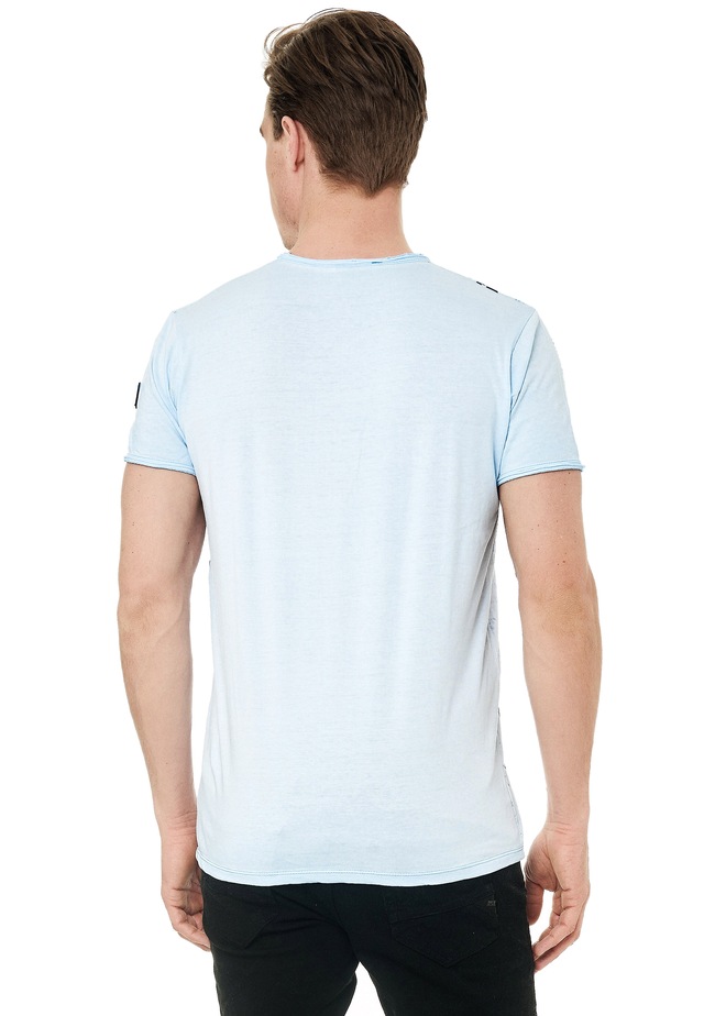 Rusty Neal T-Shirt mit seitlichem Print
