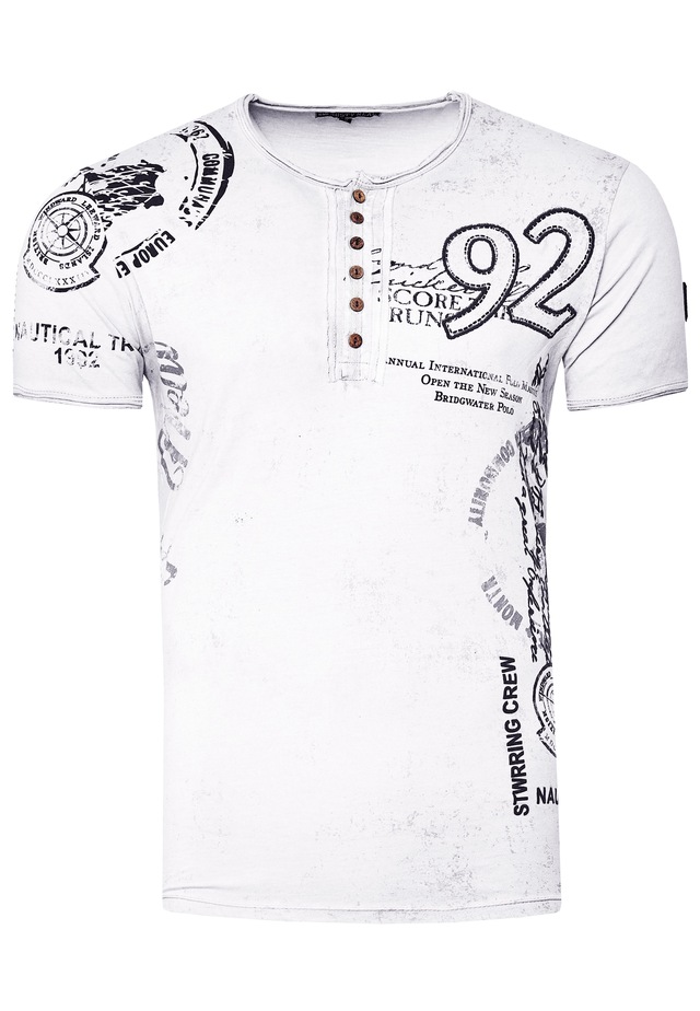 Rusty Neal T-Shirt mit seitlichem Print