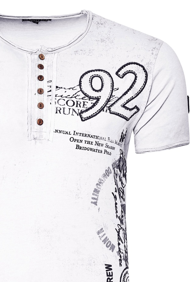 Rusty Neal T-Shirt mit seitlichem Print